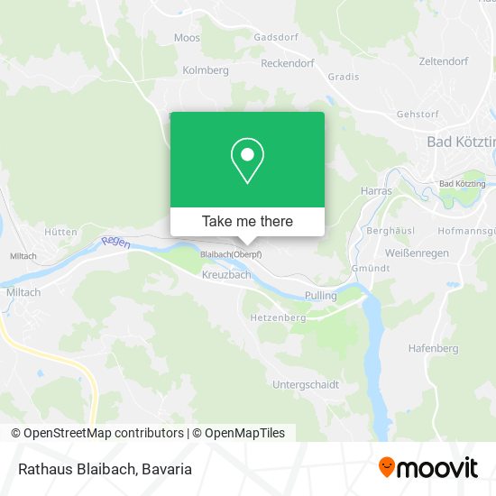 Rathaus Blaibach map