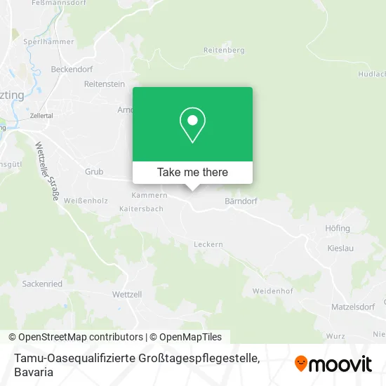 Карта Tamu-Oasequalifizierte Großtagespflegestelle
