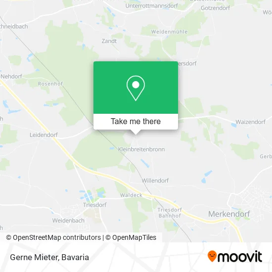 Карта Gerne Mieter