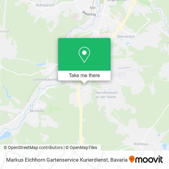 Markus Eichhorn Gartenservice Kurierdienst map