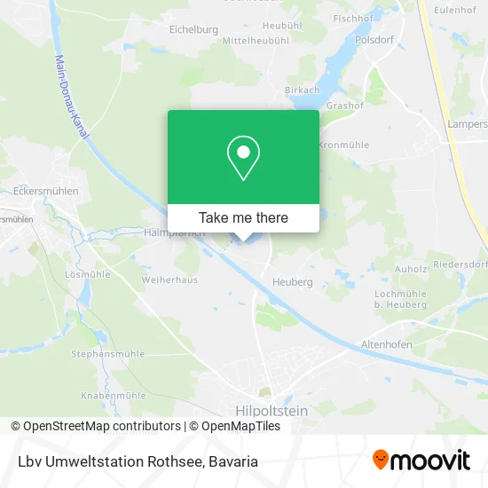 Карта Lbv Umweltstation Rothsee