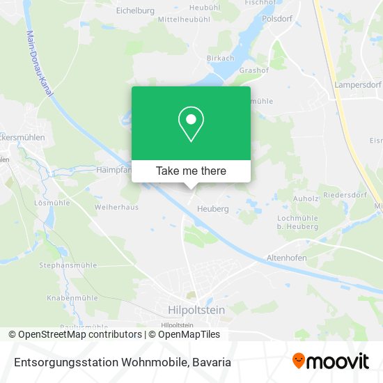 Карта Entsorgungsstation Wohnmobile