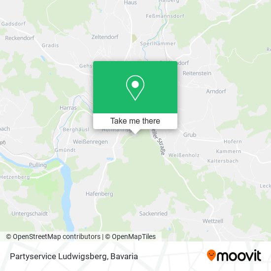 Partyservice Ludwigsberg map