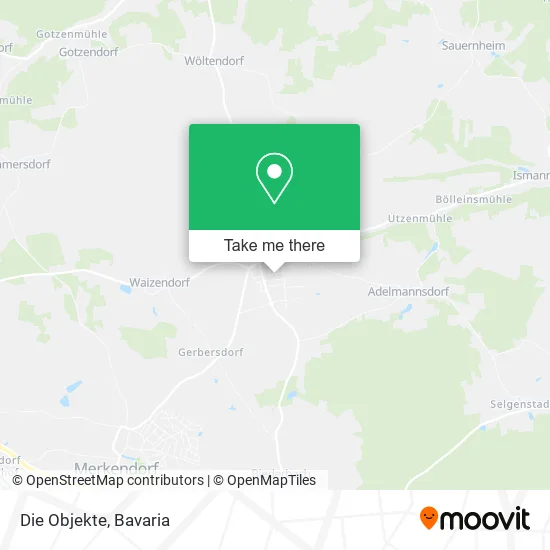 Карта Die Objekte