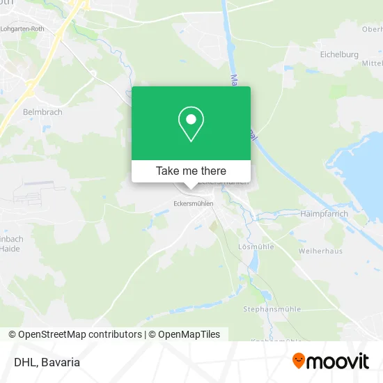 Карта DHL