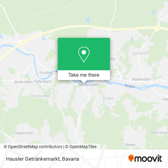Hausler Getränkemarkt map