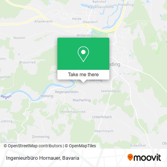 Ingenieurbüro Hornauer map