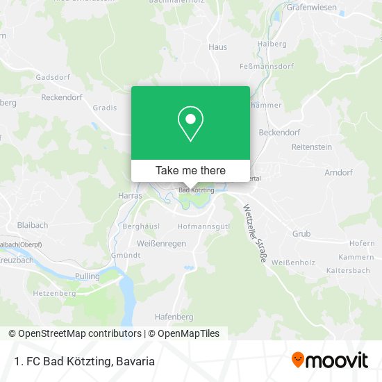 1. FC Bad Kötzting map