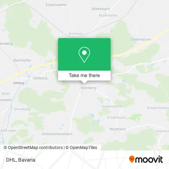 Карта DHL