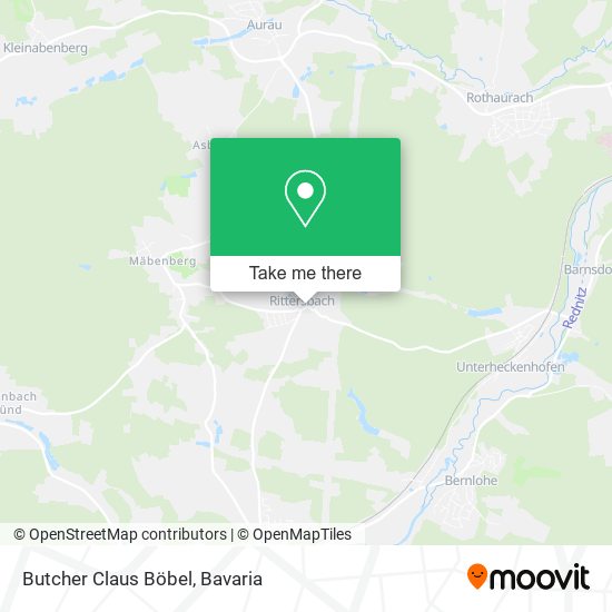Butcher Claus Böbel map