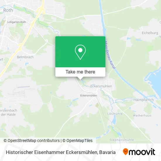 Карта Historischer Eisenhammer Eckersmühlen