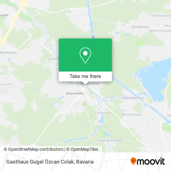 Карта Gasthaus Gugel Özcan Colak