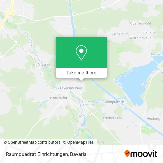 Карта Raumquadrat Einrichtungen