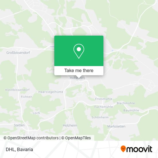 Карта DHL
