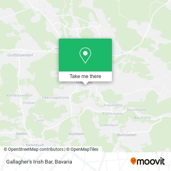 Карта Gallagher's Irish Bar