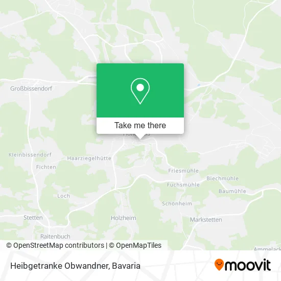 Карта Heibgetranke Obwandner