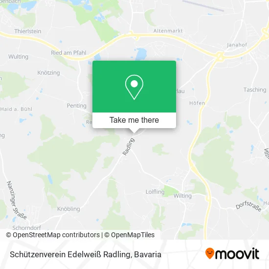 Карта Schützenverein Edelweiß Radling
