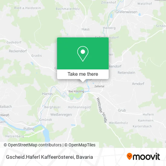 Карта Gscheid.Haferl Kaffeerösterei
