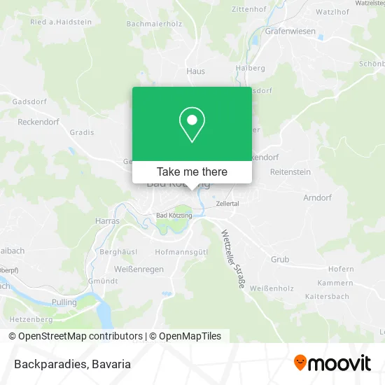 Карта Backparadies
