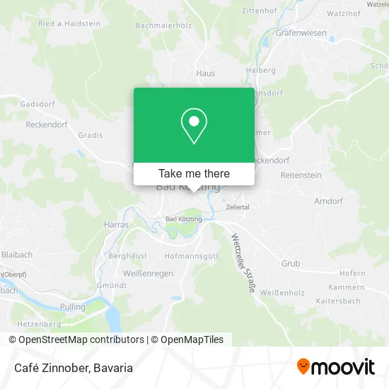 Карта Café Zinnober