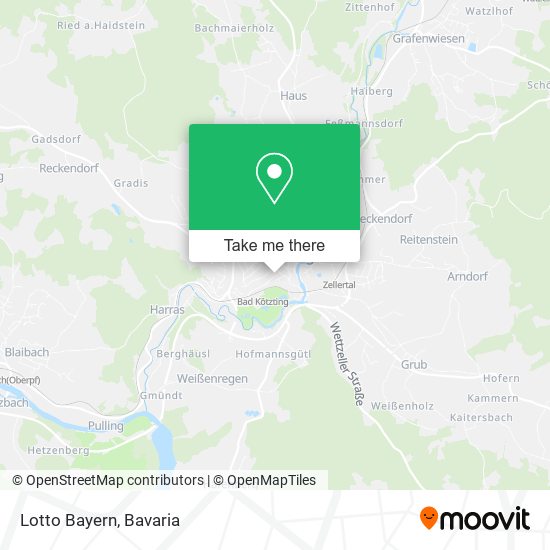 Lotto Bayern map