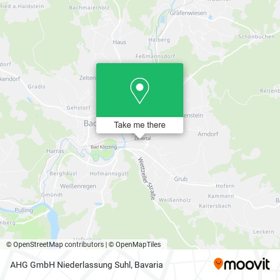 AHG GmbH Niederlassung Suhl map