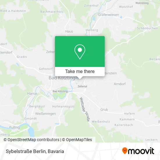 Карта Sybelstraße Berlin