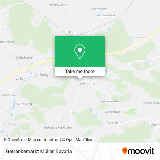 Getränkemarkt Müller map