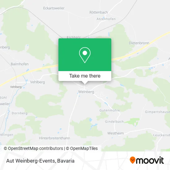 Карта Aut Weinberg-Events
