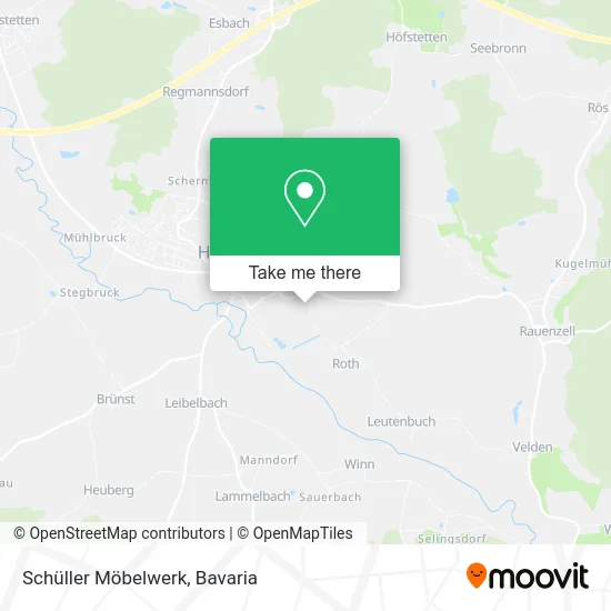 Карта Schüller Möbelwerk