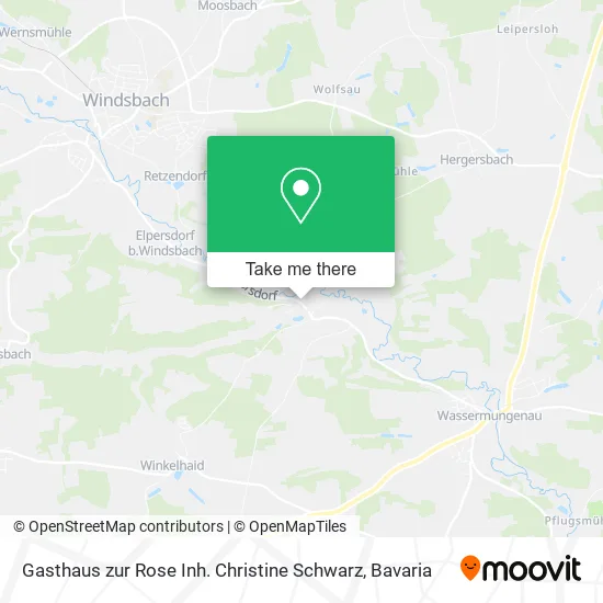 Карта Gasthaus zur Rose Inh. Christine Schwarz