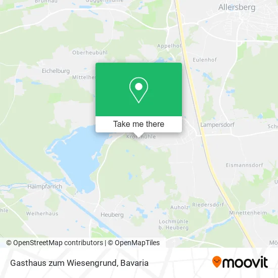 Карта Gasthaus zum Wiesengrund