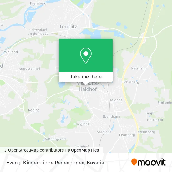 Карта Evang. Kinderkrippe Regenbogen