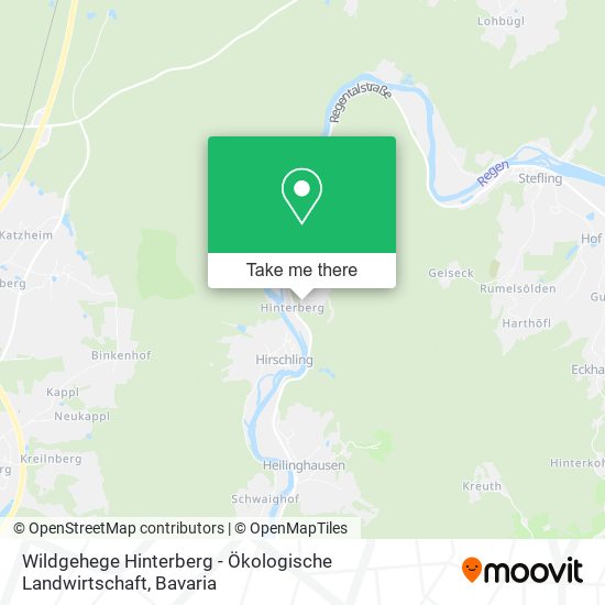 Wildgehege Hinterberg - Ökologische Landwirtschaft map