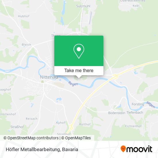 Höfler Metallbearbeitung map