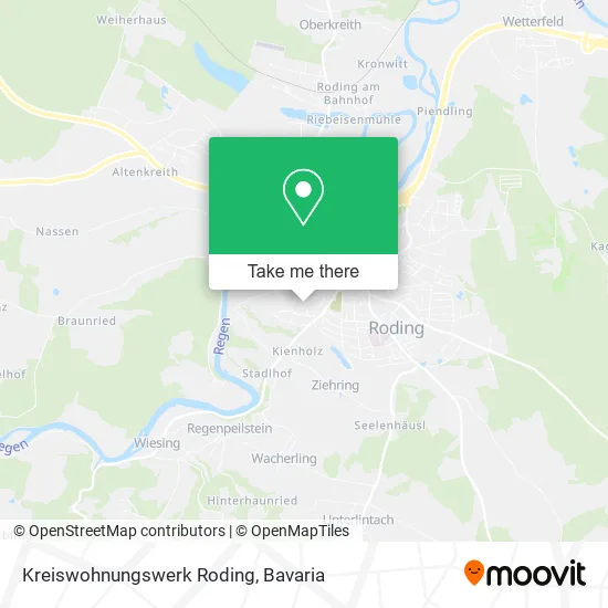 Карта Kreiswohnungswerk Roding