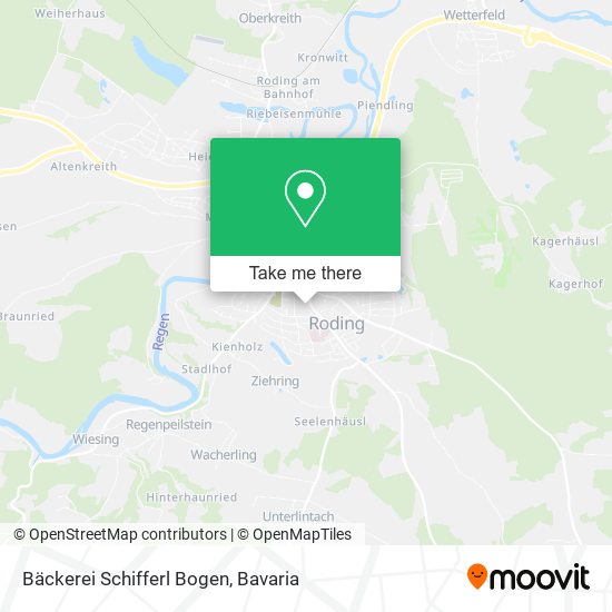 Bäckerei Schifferl Bogen map