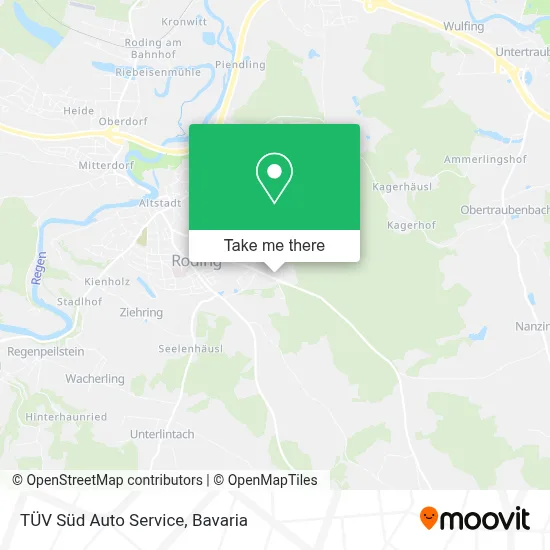TÜV Süd Auto Service map
