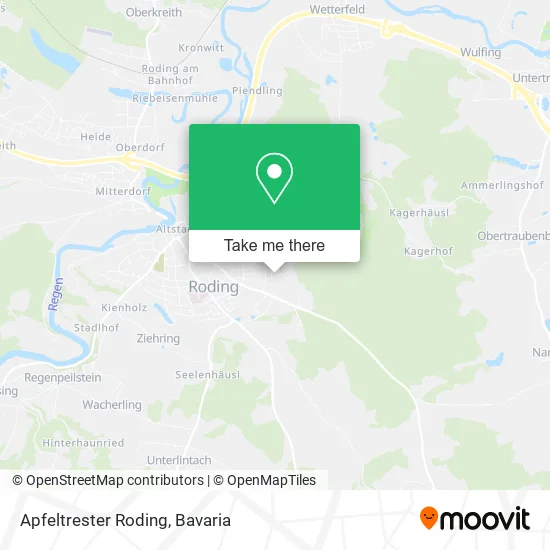 Карта Apfeltrester Roding