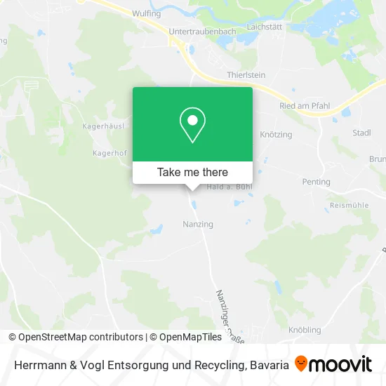 Карта Herrmann & Vogl Entsorgung und Recycling