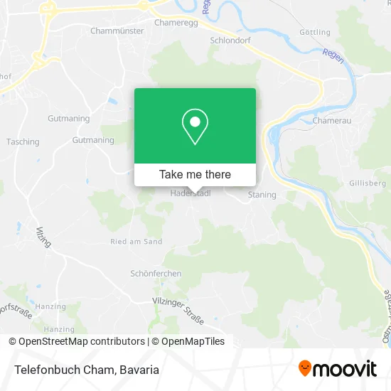 Карта Telefonbuch Cham
