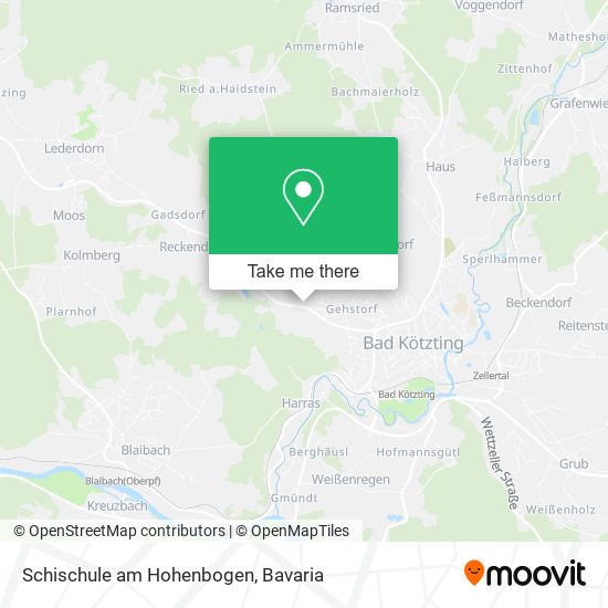 Schischule am Hohenbogen map