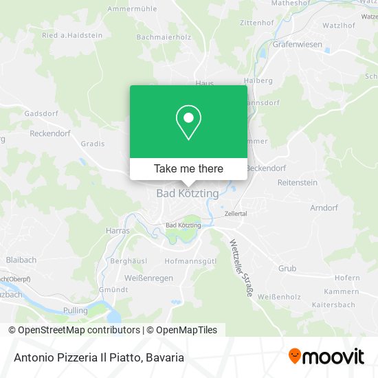 Antonio Pizzeria Il Piatto map