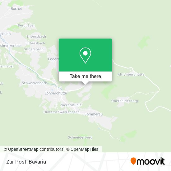 Zur Post map