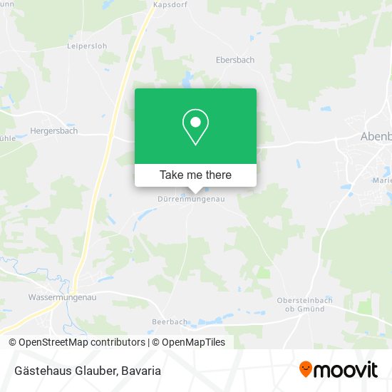 Gästehaus Glauber map