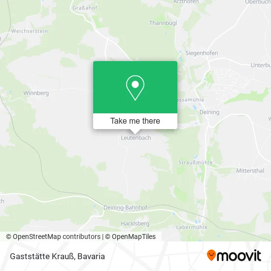 Карта Gaststätte Krauß