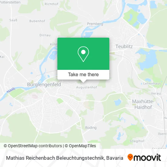 Карта Mathias Reichenbach Beleuchtungstechnik