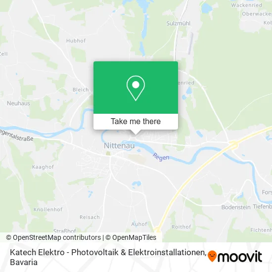 Карта Katech Elektro - Photovoltaik & Elektroinstallationen