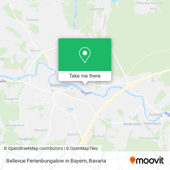 Bellevue Ferienbungalow in Bayern map