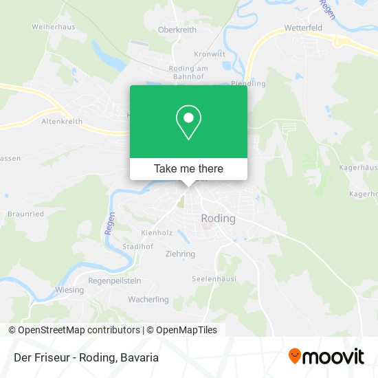 Карта Der Friseur - Roding